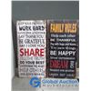 Image 1 : (2) Wooden Quote