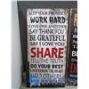 Image 2 : (2) Wooden Quote