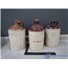 Image 1 : (3) Stoneware Jugs