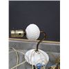 Image 5 : Vintage White Glass Lamps