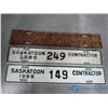 Image 1 : (3) Late 1980's Contractor Plates