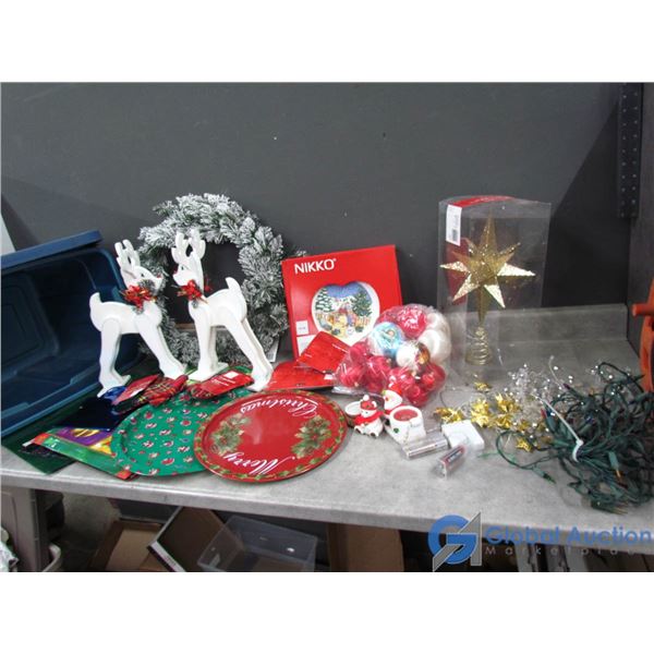 ** Assorted Christmas Decorations