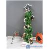Image 1 : **Light-Up Teddy Bear Holiday Post