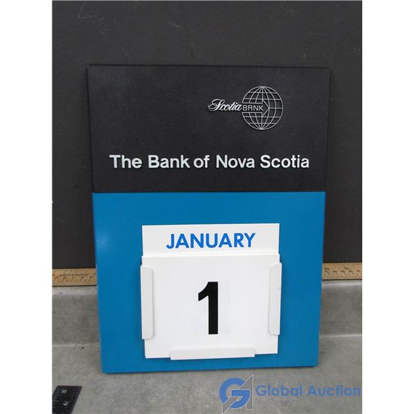 The Royal Bank of Nova Scotia Perpetual Wall Calendar