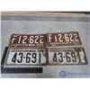 Image 1 : (4) Saskatchewan License Plates From The 1940s