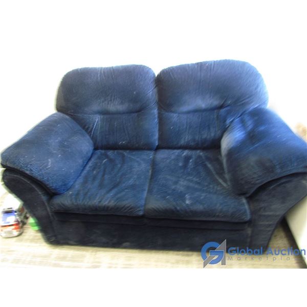**Dark Blue Love Seat