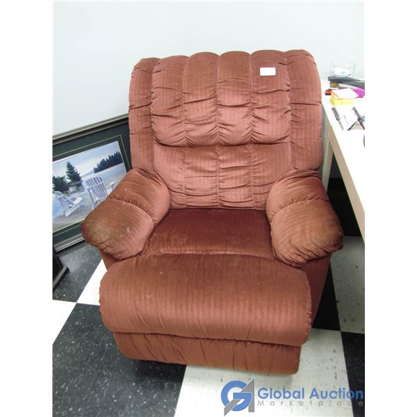 **Red Rocking/Reclining Chair