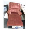 Image 3 : **Red Rocking/Reclining Chair