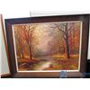 Image 2 : **(2) Fall Lanscape Painting and Canvas Print