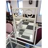 Image 3 : **Glass Top Dressing Table