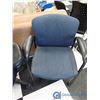 Image 3 : **(2) Blue Office Chair on Wheels