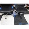 Image 2 : **(2) Black Office Chair on Wheels