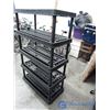 Image 2 : **Black Plastic Shelving Unit