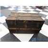 Image 1 : **Vintage Wooden Steam Trunk