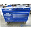 Image 1 : **Large Blue Snap-On 10-Drawer Base Cabinet on Wheels