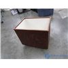 Image 2 : **Wooden Storage Box on Wheels