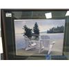 Image 2 : **Lake Side Framed PIcture