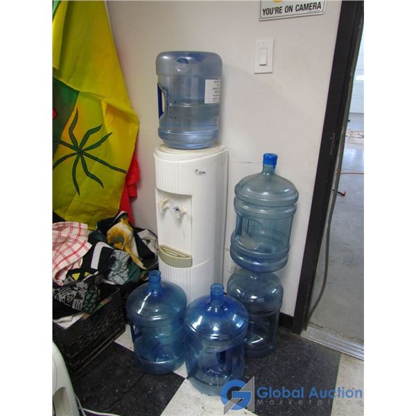 **Water Cooler w/5 Jugs