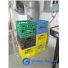 Image 1 : **(6) Plastic Milk Crates
