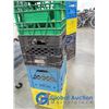 Image 4 : **(6) Plastic Milk Crates