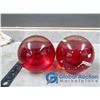 Image 5 : **(2) Glass Fire Extinguisher Balls