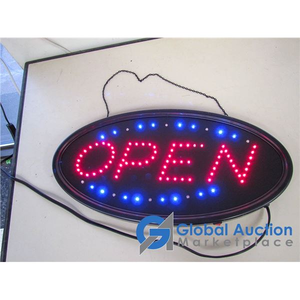 **LED Open Business Sign