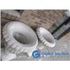 Image 5 : **(2) Heavy Concrete Flower Planters - BID PRICE PER PLANTER, TIMES 2