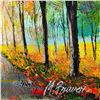 Image 2 : Mark Braver Hand Signed Original Painting on Canvas with Letter of Authenticity.