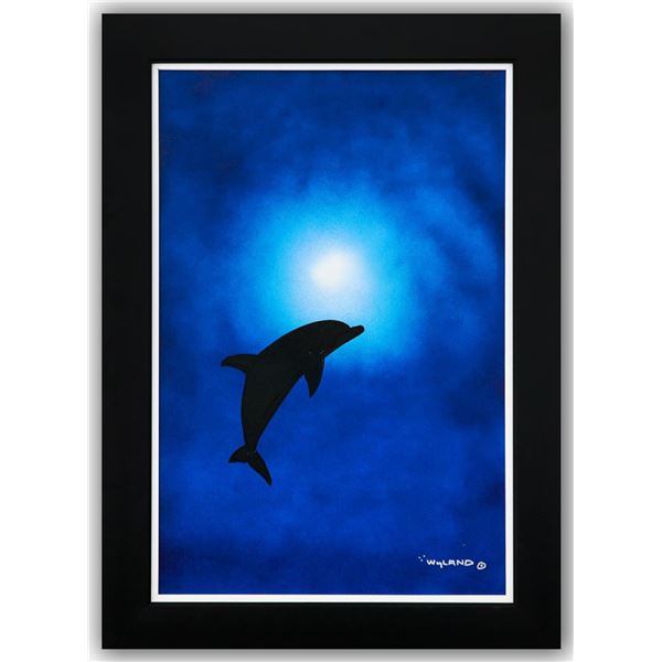 Wyland- Original Painting on Canvas "Dolphin"