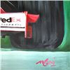 Image 2 : Mani, Original Oil Painting on Canvas (50" x 40"), Hand Signed with Letter of Authenticity.