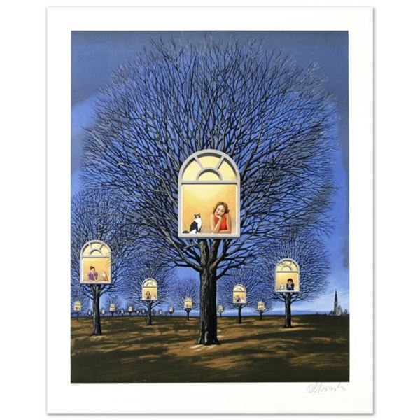 Rafal Olbinski- Hand Pulled Original Lithograph "Suspended Promises"