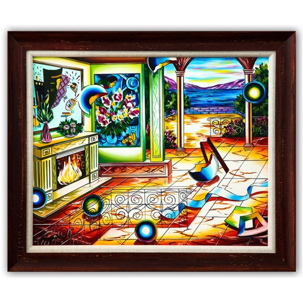 Alexander Astahov- Original Oil on Canvas "Hommage to Chagal"