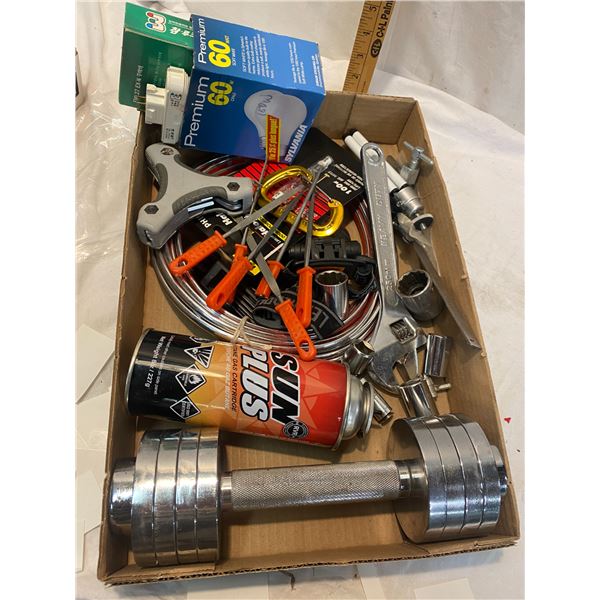 Tools, files, weight etc