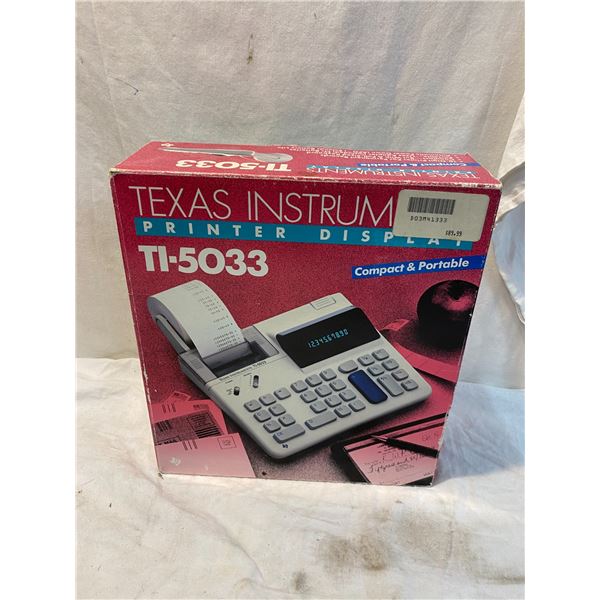 Texas instrument calculator