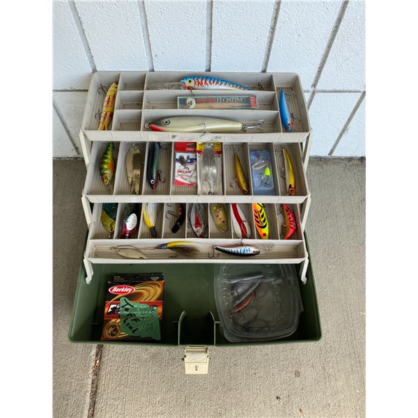 Plano tackle box and contents