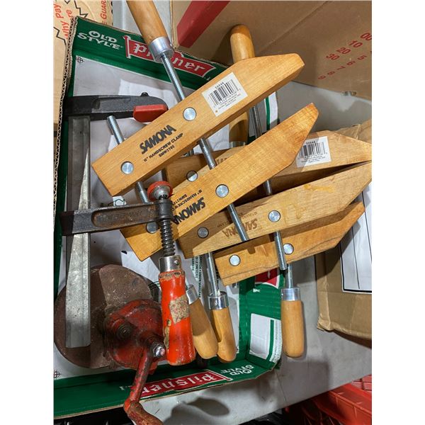 Hand screw clamps etc