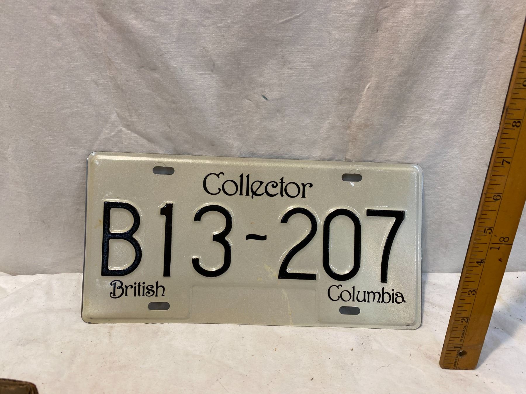 Collector license plate