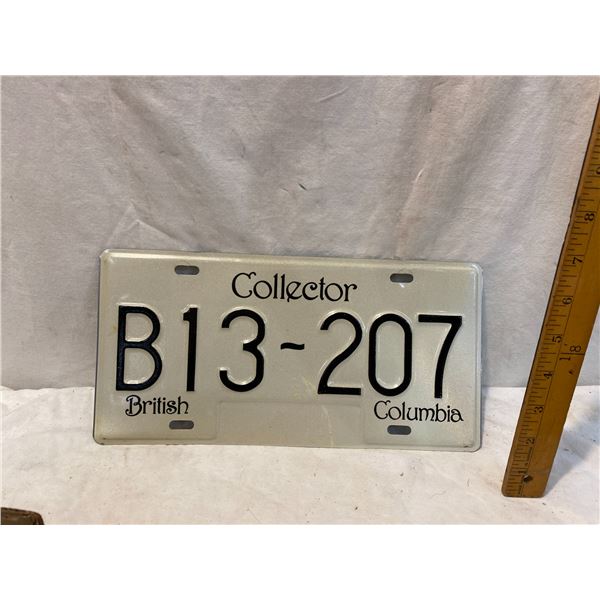 Collector license plate