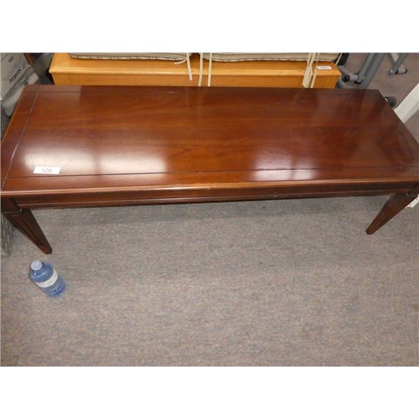 wooden coffee table