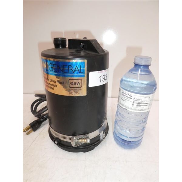 submersible utility pump