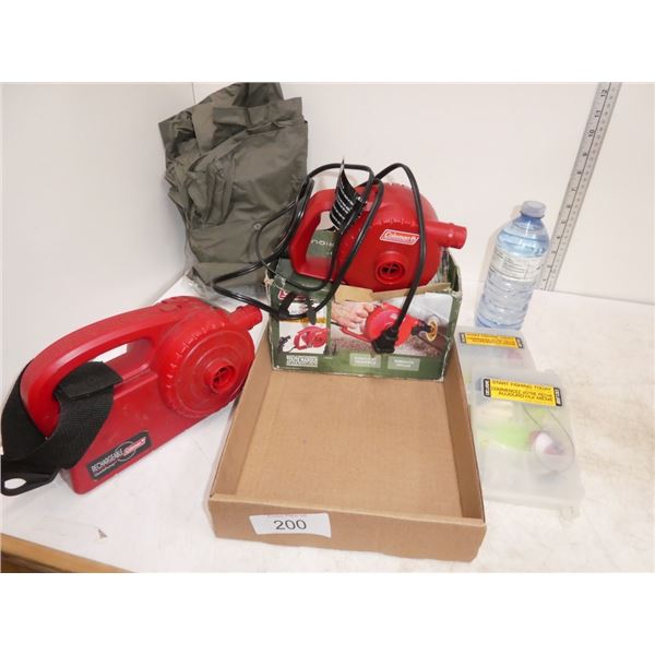 Coleman electric air pump, rechargeable pump