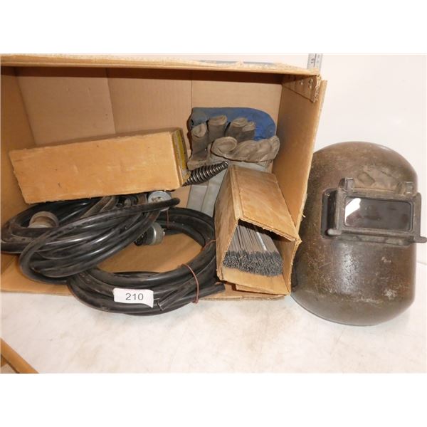 welding shield & supplies