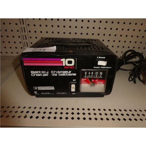 Motomaster 10amp battery charger trickle