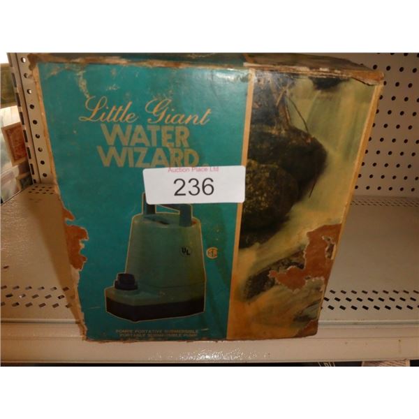 Little Giant water wizard pump model 505086 5-MSP