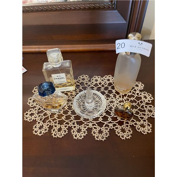 Luxury Perfumes Chanel, Shalimar, Ring Holder