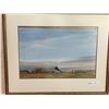 Image 1 : Cesille Journey 1982 Farm Scene Watercolour 28" x 23"
