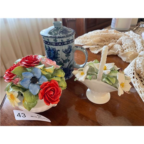 China Flowers And Tea Cup