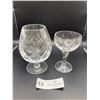 Image 1 : Crystal Goblet(4) And Crystal Glasses (x8)