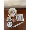 Image 1 : Assorted Saucers , Mini Plates, Sea Shells ,Tile Art And Candle Sticks