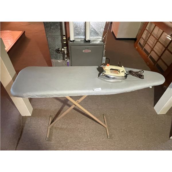 Vintage SunBeam Iron And Ironing Bored